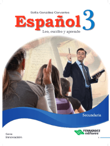Libro de Español de tercer grado de secundaria 6 espanol 3 leo escribo y aprendo