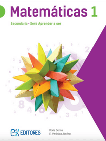 Libro de Matemáticas de primer grado de secundaria 9 matematicas I editorial ek editores